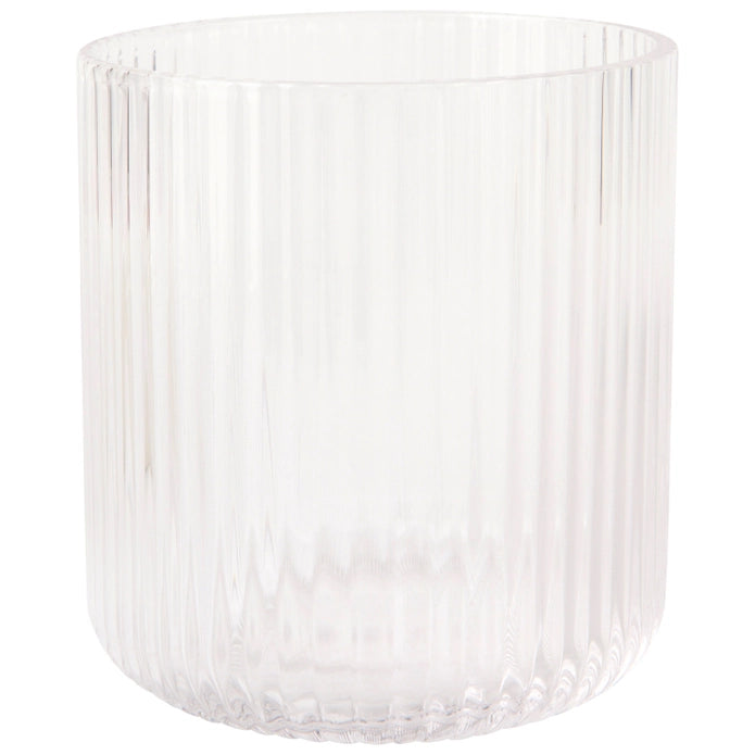 Fluted Glass Tumblers - 12 oz