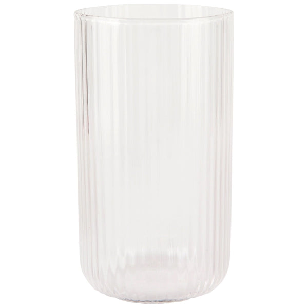 Fluted Glass Tumblers - 17 oz