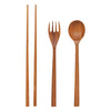 Teak Wood Cutlery - Set of 3