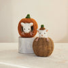 Felt Pumpkin with Mouse