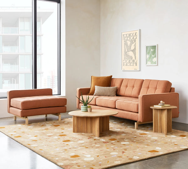 Jane 2 Loft Bi-Sectional Sofa