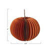 Honeycomb Paper Folding Pumpkin