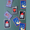 Vintage Stamps Stickers