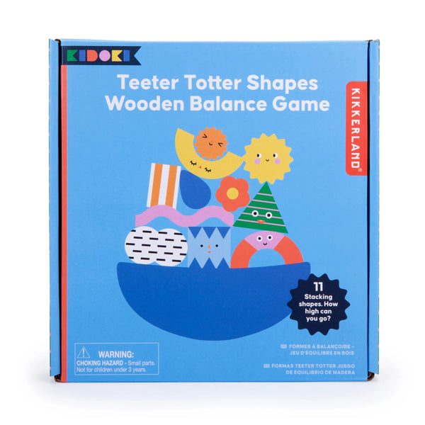 Wooden Balance Game - Teeter Totter Shapes