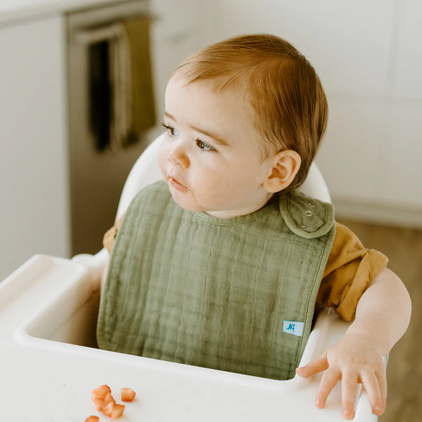 Cotton Muslin Classic Bib Set of 3: Llama Llama