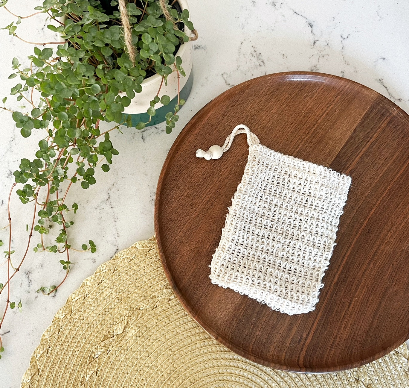 Natural Sisal Soap Saver Pouch