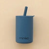 Silicone Lidded Cup With Straw