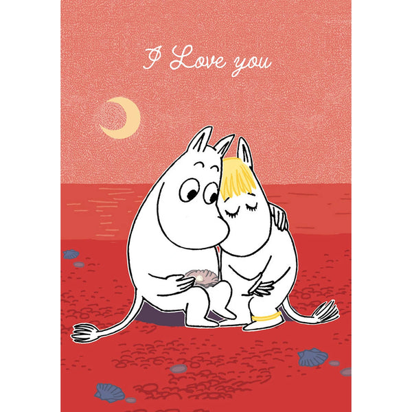 Moomin Couple Love Card