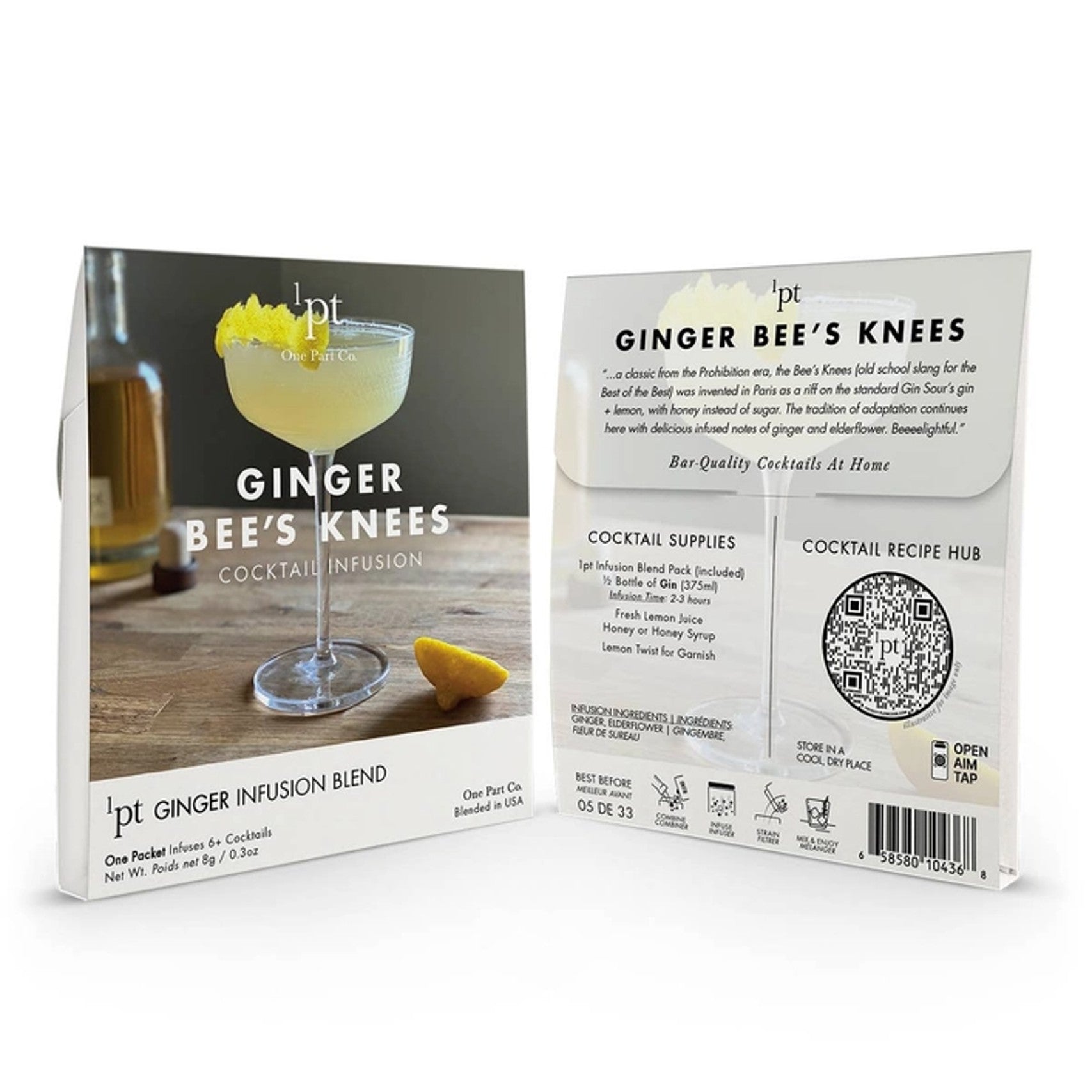 Ginger Bee's Knees Cocktail Infusion Pack