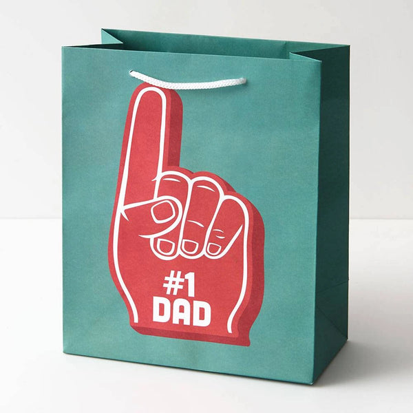 #1 Dad Foam Finger Gift Bag