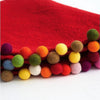 Red Felt Pom Tree Skirt