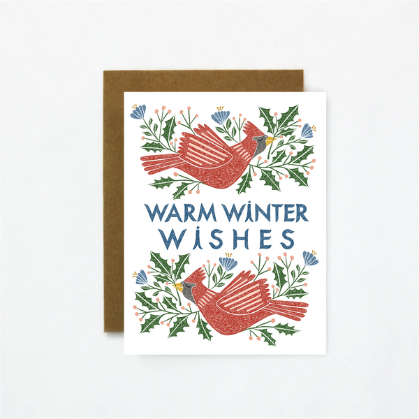 Winter Cardinals Card Box Set