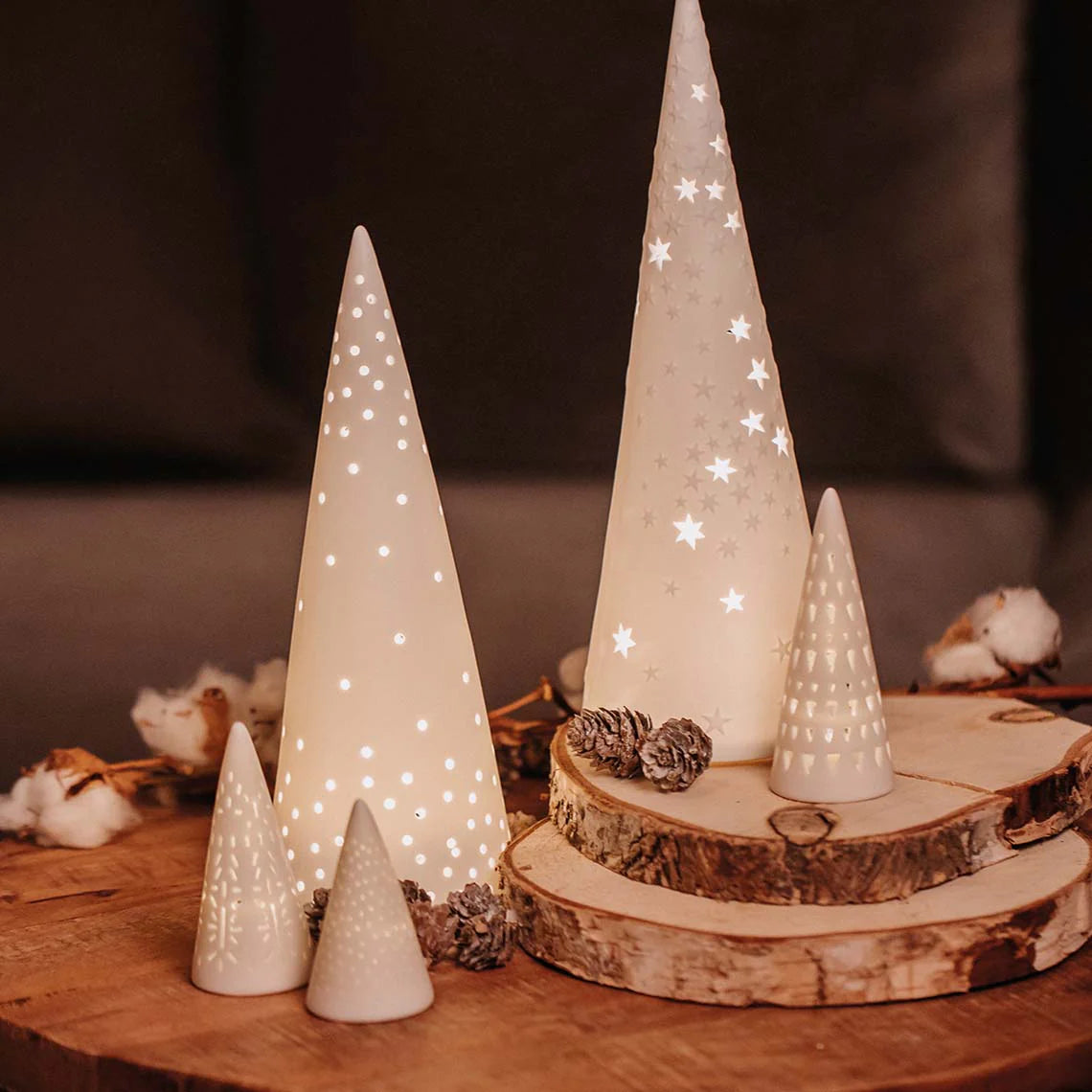 Village Mini LED Trees Lights