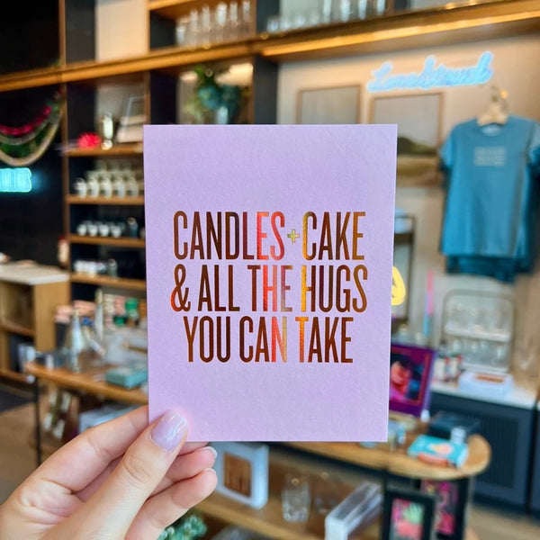 Candles + Cake Birthday Card