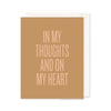 Thoughts & Heart Card