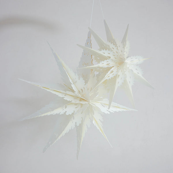 Folding Paper Snowflake Ornament