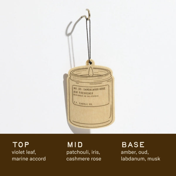 Sandalwood Rose Air Freshener