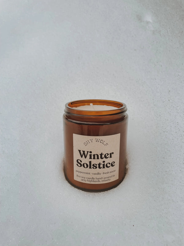 Winter Solstice Soy Candle