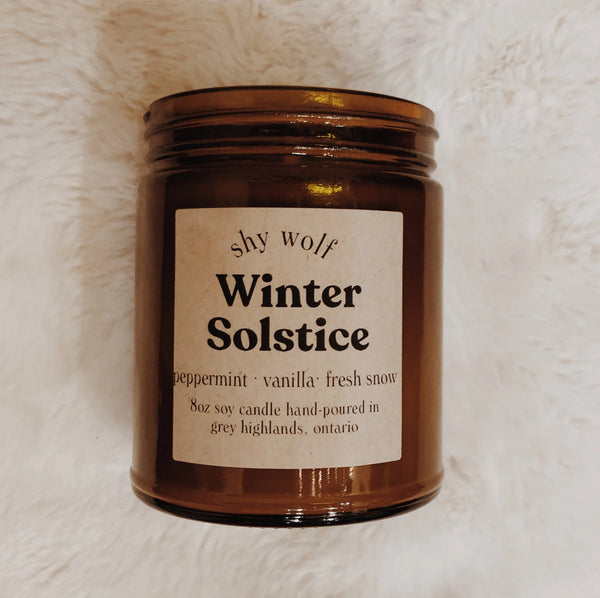 Winter Solstice Soy Candle