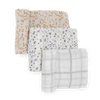 Cotton Muslin Swaddle 3 Pack: Garden Bees