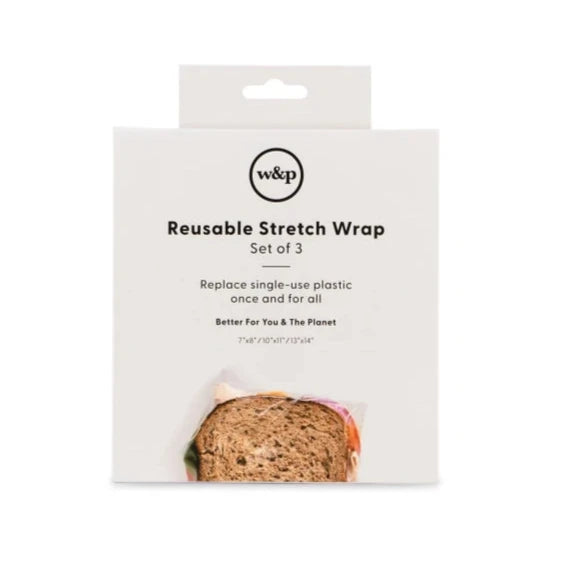 Reusable Silicone Stretch Wrap - Set of 3