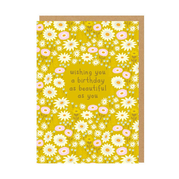 A Birthday As Beautiful As You Card - DIGS