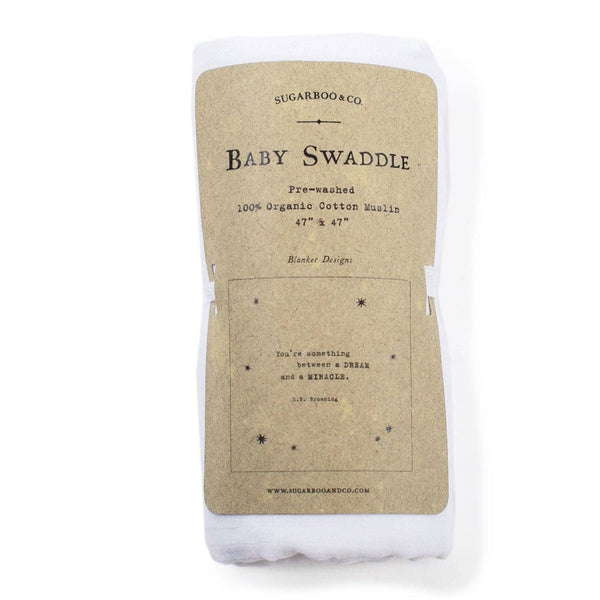 A Dream And A Miracle Swaddle Blanket - DIGS