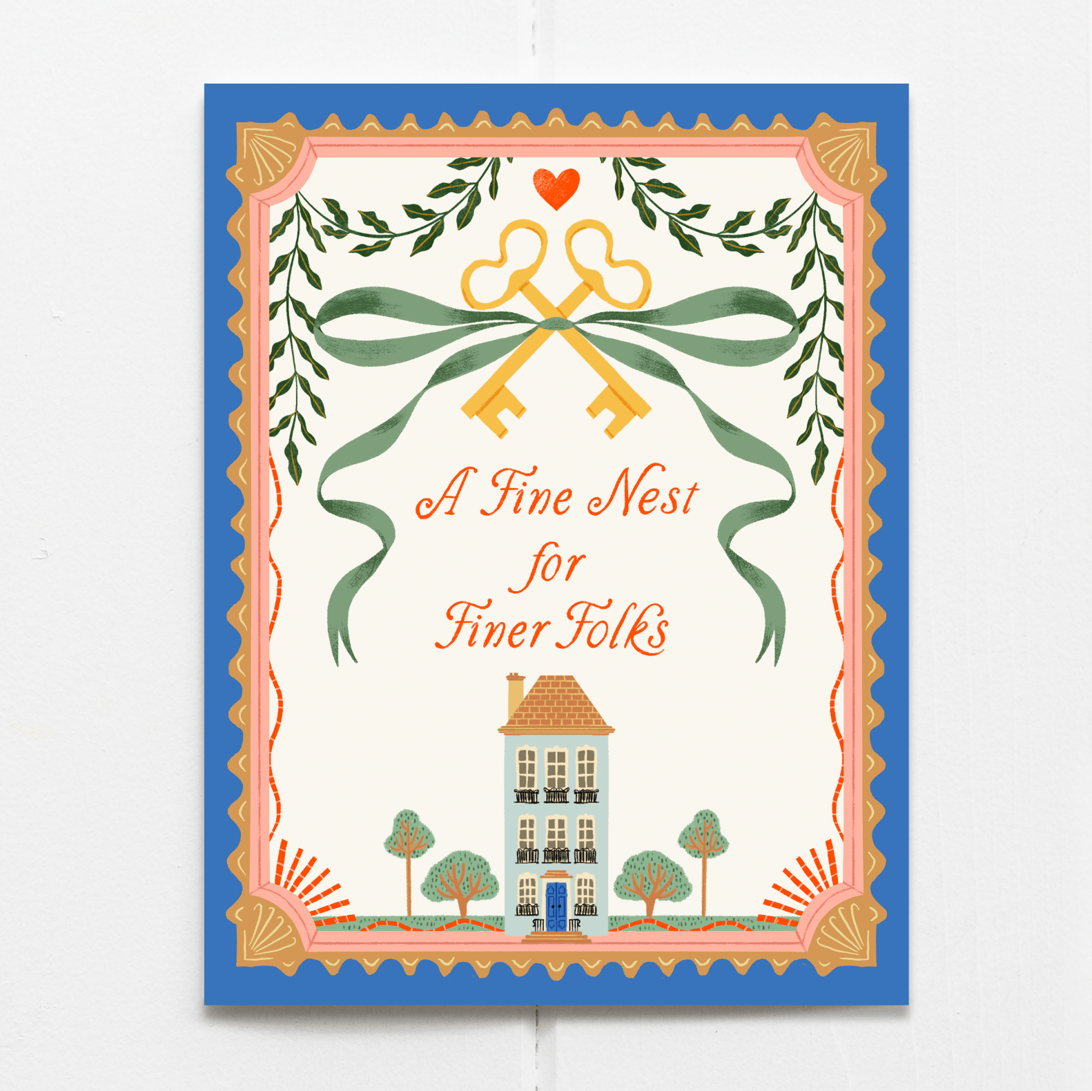 A Fine Nest For Finer Folks Housewarming Card - DIGS