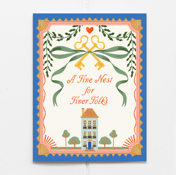 A Fine Nest For Finer Folks Housewarming Card - DIGS