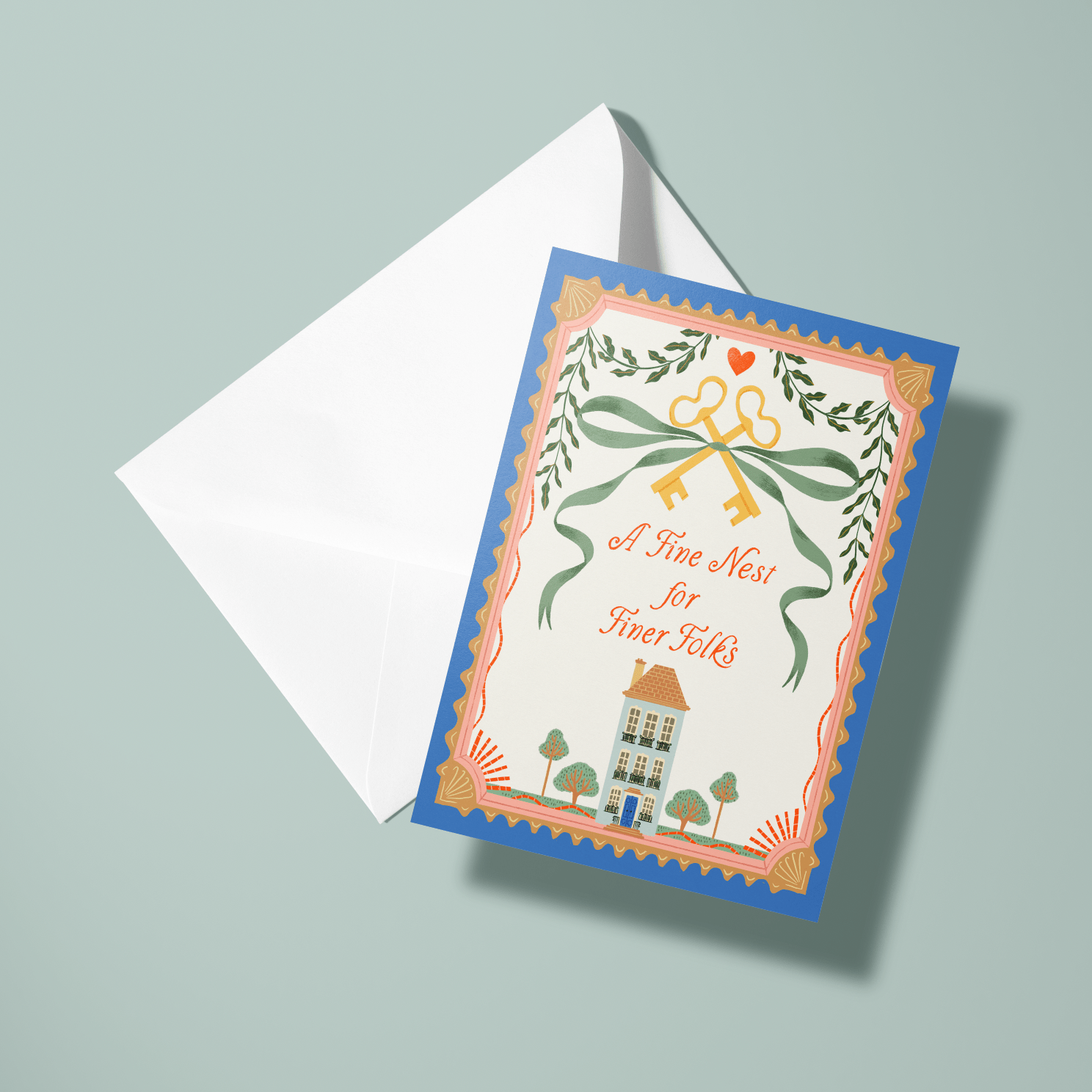 A Fine Nest For Finer Folks Housewarming Card - DIGS