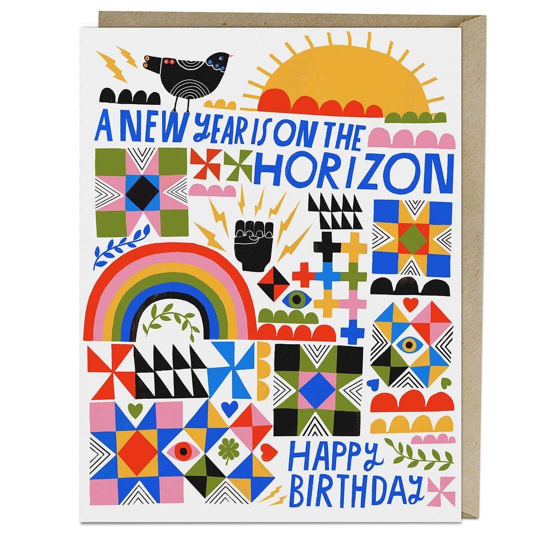 A New Year on your Birthday Card - DIGS