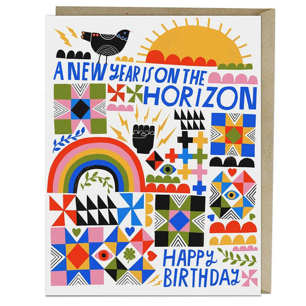 A New Year on your Birthday Card - DIGS