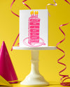 A Very Happy Cake Birthday Card - DIGS