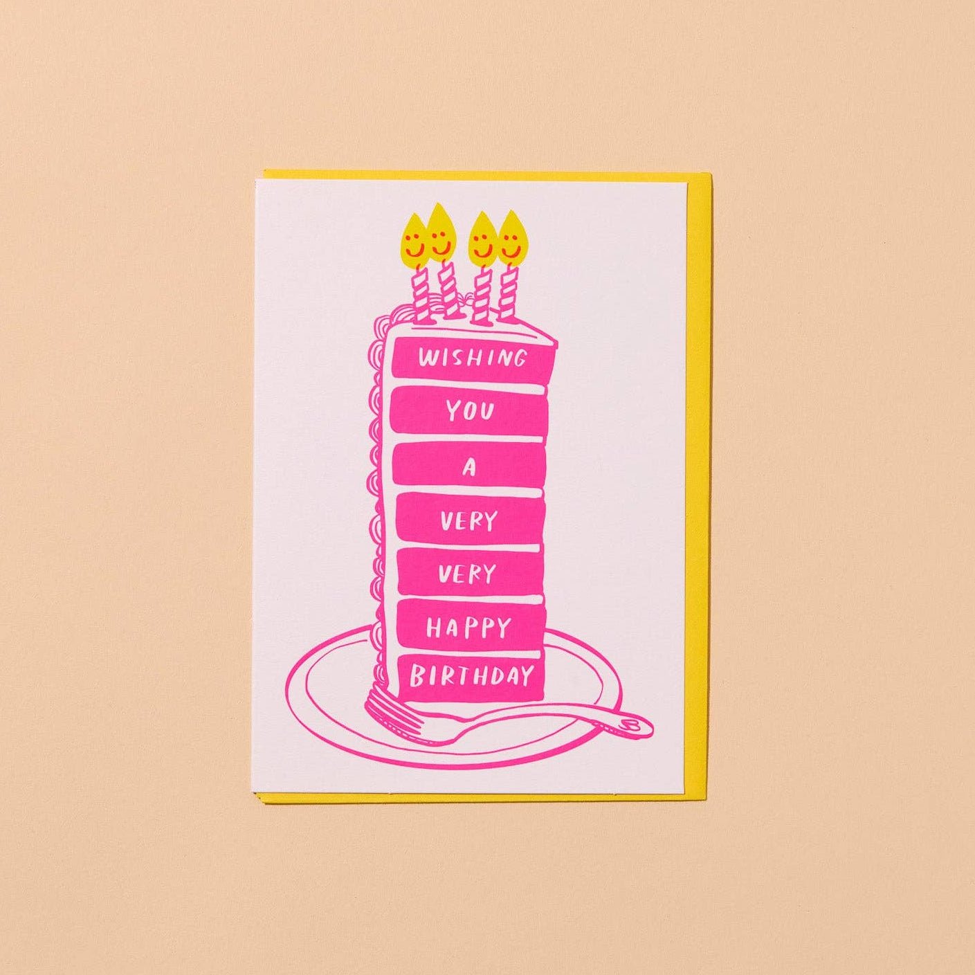 A Very Happy Cake Birthday Card - DIGS