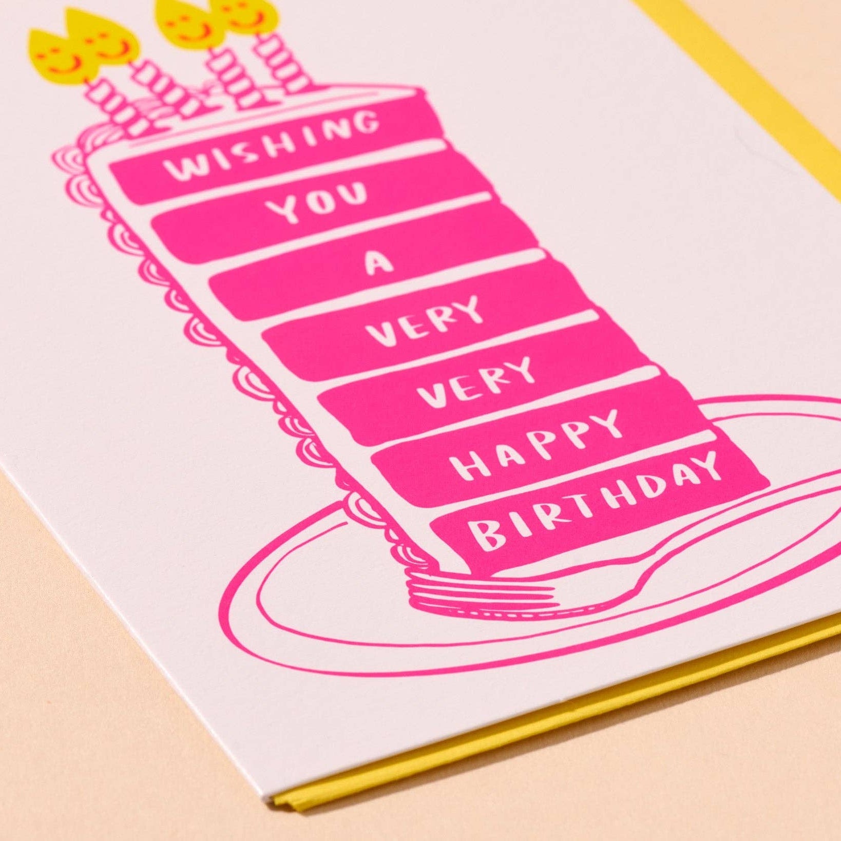 A Very Happy Cake Birthday Card - DIGS