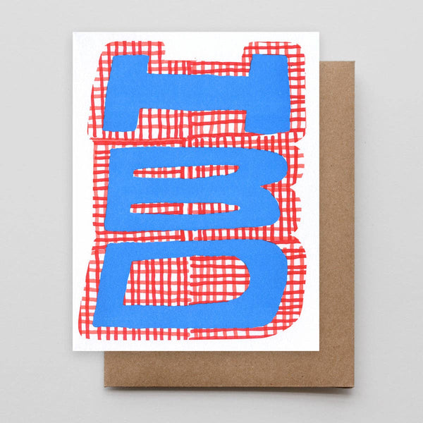 HBD Grid Birthday Card