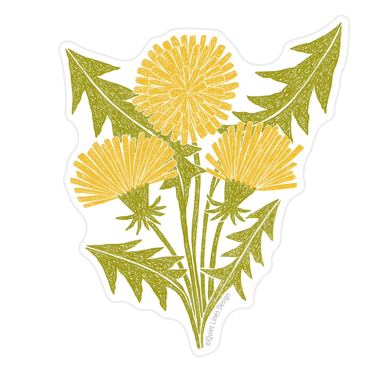 Dandelion Sticker