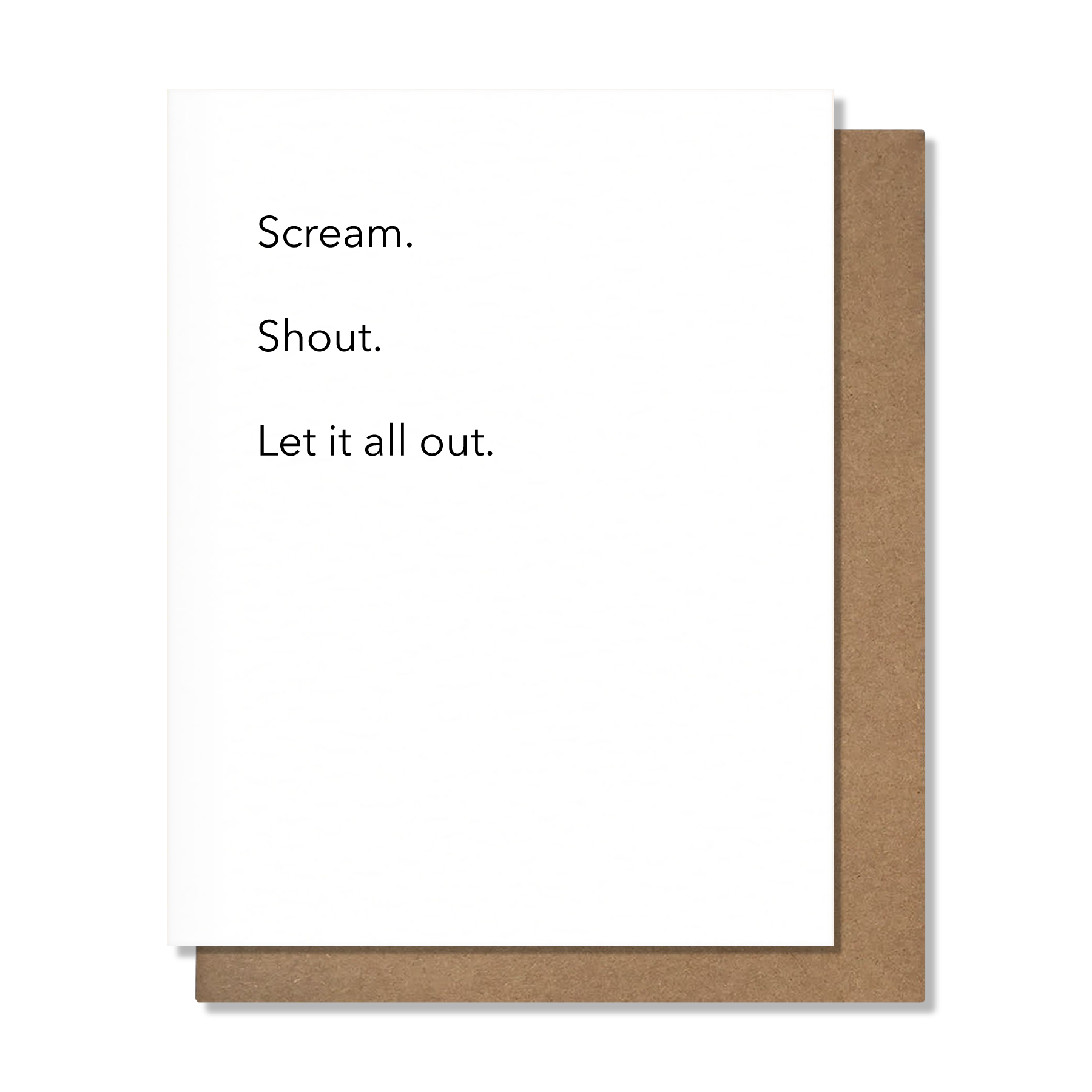 Scream & Shout Empathy Card