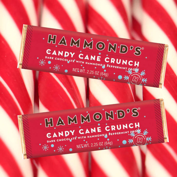 Candy Cane Crunch Dark Chocolate Bar