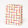 Colorful Grid Gift Bag