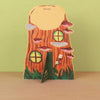 Little Log House 3D Die-Cut Card