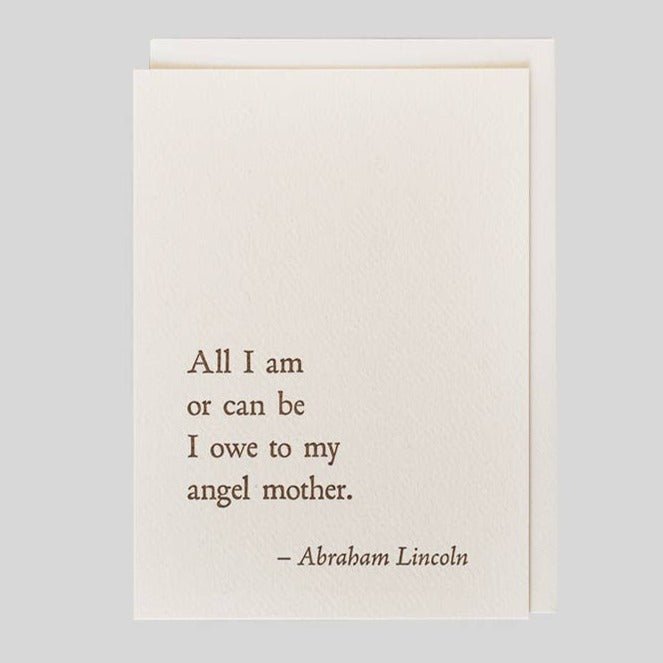 Abraham Lincoln - Mother Card - DIGS