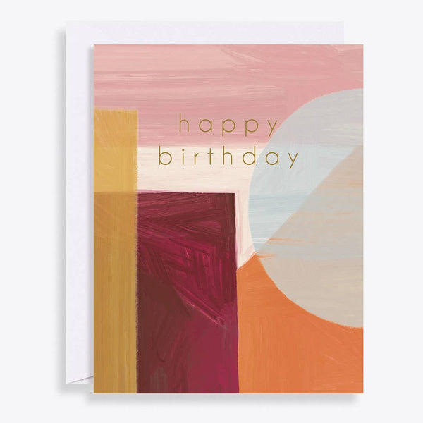 Abstract Shapes Birthday Card - DIGS