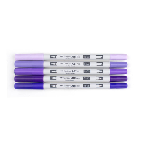 ABT PRO Alcohol - Based Art Markers: Purple Tones 5 - Pack - DIGS