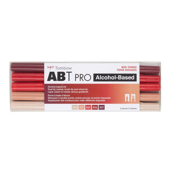 ABT PRO Alcohol - Based Art Markers: Red Tones 5 - Pack - DIGS