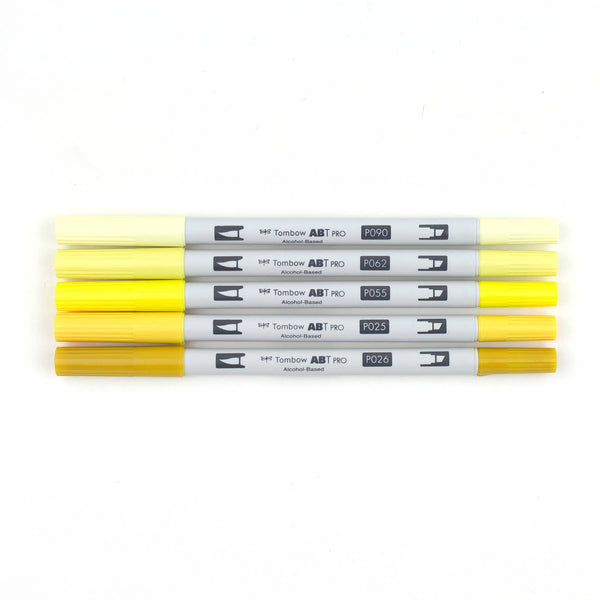 ABT PRO Alcohol - Based Art Markers: Yellow Tones 5 - Pack - DIGS