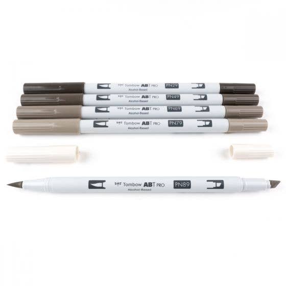 ABT PRO Alcohol - Based Markers: Portrait - Warm Gray Tones 5 - Pack - DIGS