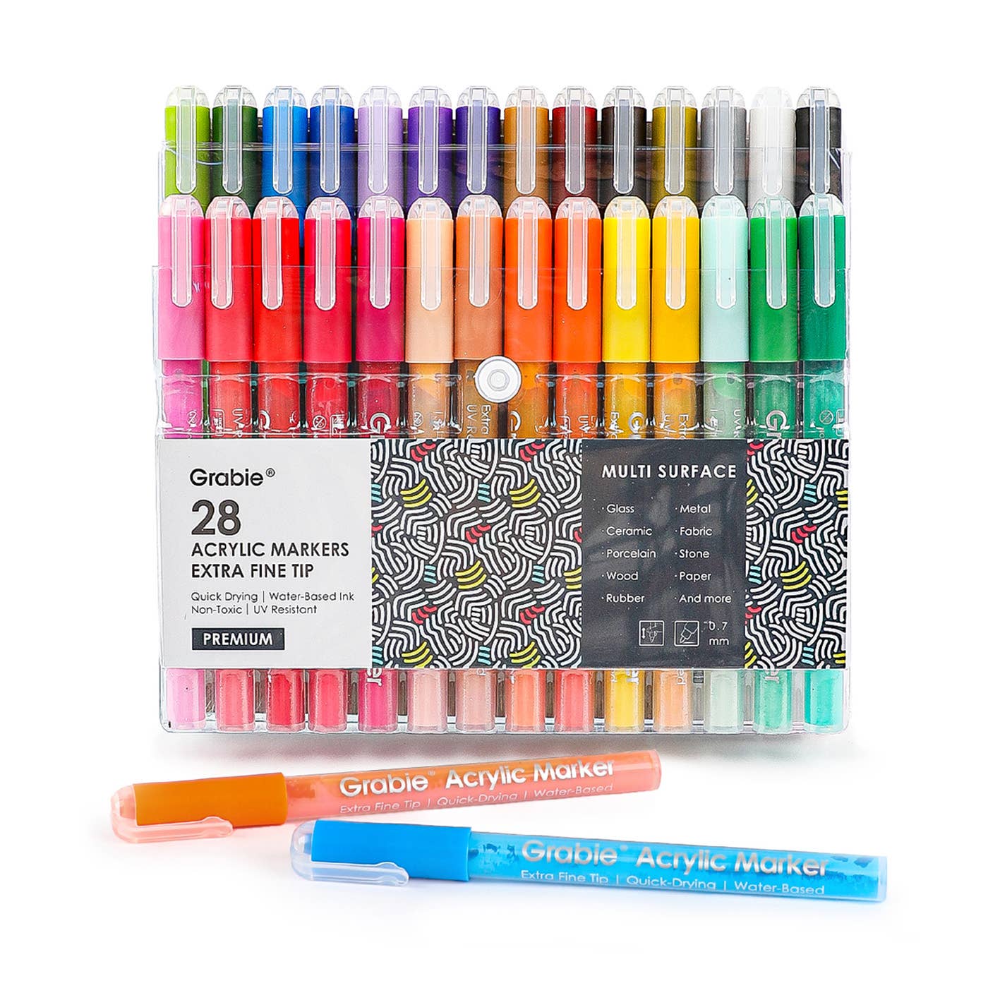 Acrylic Paint Markers - Set of 28 - DIGS