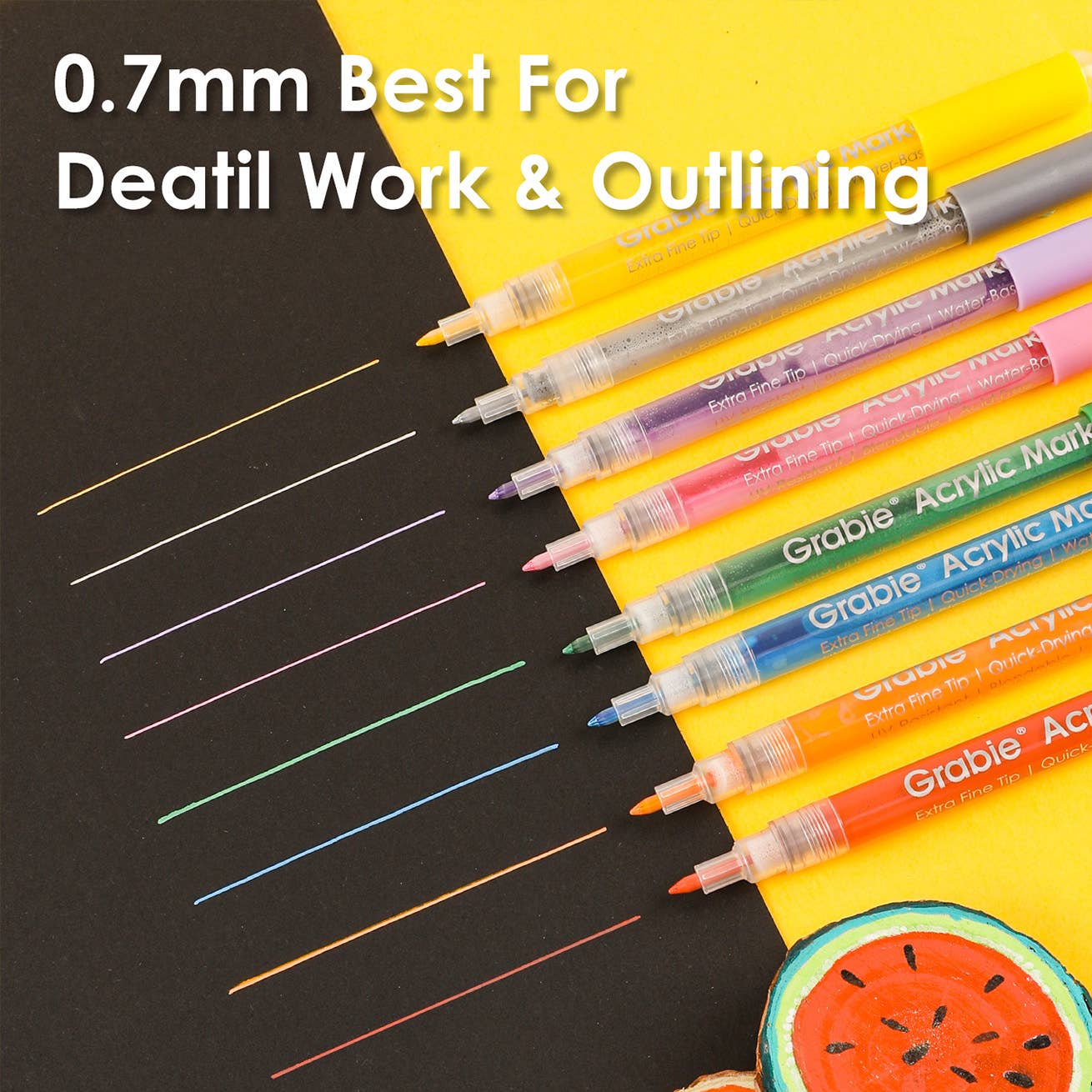 Acrylic Paint Markers - Set of 28 - DIGS