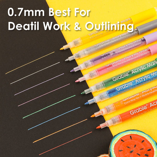 Acrylic Paint Markers - Set of 28 - DIGS